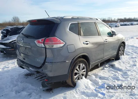 2016 Nissan Rogue S/Sl/Sv z USA, uszkodzony, nr VIN KNMAT2MT9GP710219